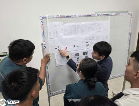 Chuyên gia VJIP trực tiếp hướng dẫn đo đạc tại hiện trường
